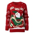 thumbnail image 4 of Daznico Embroidered Pullover Christmas Sweater for Women,Size M, 4 of 9
