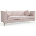 thumbnail image 3 of Glory Furniture Delray Velvet Sofa in Pink, 3 of 6