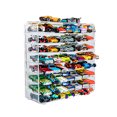 thumbnail image 2 of T2BTHRS Acrylic 8 Ajustable Display Case for Hot Wheels Cars,Hot Wheels Monster Truck, Monster Jam Cars, Matchbox Cars 1:64 Scales Trucks and Cars, 2 of 7