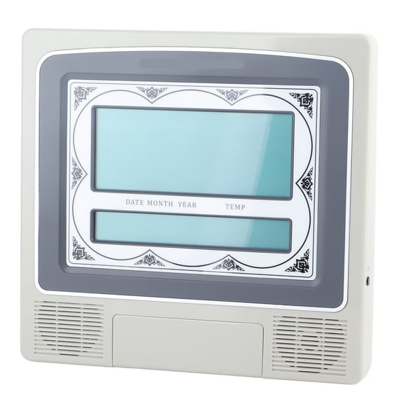 Electronic Islamic Clock Wall Table Clock Prayer Clock, World Time Function Office for Home