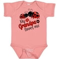 thumbnail image 3 of Inktastic My Grandpa Loves Me with Cute Ladybugs Boys or Girls Baby Bodysuit, 3 of 5