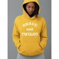 thumbnail image 2 of Brave And Wild Wildflower Hoodie Women -Image by Shutterstock, Female Medium, 2 of 4