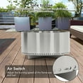 thumbnail image 5 of Garvee 27" x 27" Stainless Steel Fire Pit with Removable Stand and Ash Pan Smokeless Durable, 5 of 7