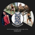 thumbnail image 7 of KLL Flower Print Womens Tank Top Sleeveless Workout Tops Athletic Running Shirts Yoga Gym Clothes-XX-Large, 7 of 7