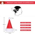 thumbnail image 2 of Unisex Adults Kids Velvet Comfort Santa Hat for Christmas New Year Festive Holiday Party Supplies, 2 of 6