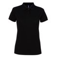 thumbnail image 1 of Asquith & Fox Womens Short Sleeve Performance Blend Polo Shirt, 1 of 2