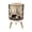 Color 3, variant on Small Trash Can with Lid Silhouette Bear Walking Misty Pine Forest Birds 1.8 Gallon Dog Proof Trash Can Round Garbage Can Waste Bin Wastebasket for Bathroom Bedroom Living Room