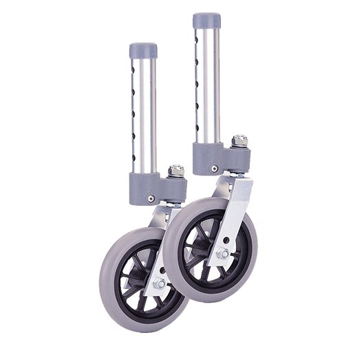 5 Inch Swivel Wheels For 1 Inch Folding Walker For 4070/4090 Walkers