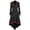 Black, variant on Gothic Women's Long Swallowtail Train Coat Outerwear Jacket