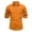 Orange, variant on PuLe Rugby Shirt Mens Button Down Shirts Short Sleeve Shirts Textured Wrinkle Free Stretch Tshirt Business Casual Work Dress Shirt Hawaiian