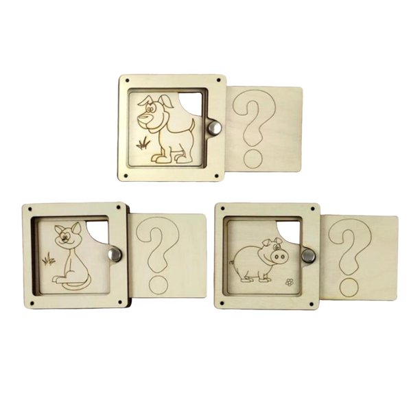 Juguete Montessori para habilidades básicas de la vida, juguete multifuncional de viaje, juguetes sensoriales portátiles. Puerta