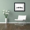 thumbnail image 4 of Trademark Fine Art 'St Louis Missouri Skyline B&W' Canvas Art by Michael Tompsett White Matte, Black Frame, 4 of 4