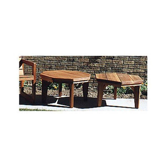 Woodcraft Project Paper Plan To Build Hexagon And Octagon Coffee Tables - Material Not Included