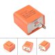 thumbnail image 3 of 1 Pc 2 Pin LED Flasher Relay 12V Adjustable Frequency Turn Signals Blinker Indicator Relays Motorcycle Motorbike Accessories, 3 of 5