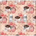 thumbnail image 1 of Metal Light Switch Wall Plate Outlet Cover (Coffee Mocha Espresso Heart Cupcake Macaron Flower Bouquet Pink - Double Toggle), 1 of 2
