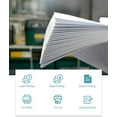 thumbnail image 2 of 5000 Sheets A1 Multipurpose Copy Printer Paper, Laserjet Inkjet Printer Fax Photocopy Paper, 97 Brightness, 20 lb, 8.5'' x 11'' - 10 Reams (500 Sheets/Ream), 2 of 5