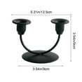 thumbnail image 2 of Candlestick Holders,Taper Candle Holder for Candlesticks Iron Vintage Candle Stick Candle Holders Candelabra Candle Holder for Fireplace Party Dining Home, 2 of 8