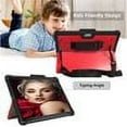 thumbnail image 3 of FIEWESEY for Surface Pro 8 13 Inch Tablet Case,Shockproof Rugged Protective Case with Pen Holder Hand Strap,Compatible with Type Cover Keyboard,for Microsoft Surface Pro 8 2021 Release(Red/Black), 3 of 6