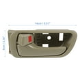 thumbnail image 5 of Unique Bargains Auto Car Inner Door Handle Left Hand Driver Side Waterproof Front or Rear Beige for Toyota Camry ACV36 MCV36 2002-2006, 5 of 6