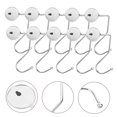 thumbnail image 4 of TABLZONE 20Pcs Purse Hook Hangers Practical Design Aluminum Alloy Non-Slip for Living Room Desk, 4 of 8