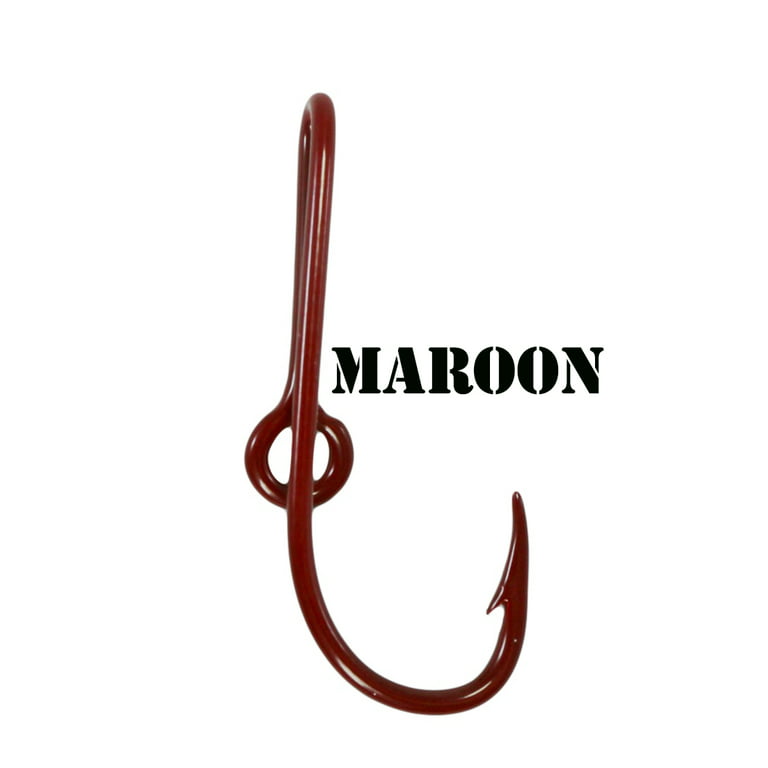 Eagle Claw Hat Hook Maroon Fish hook for Hat Pin Tie Clasp or