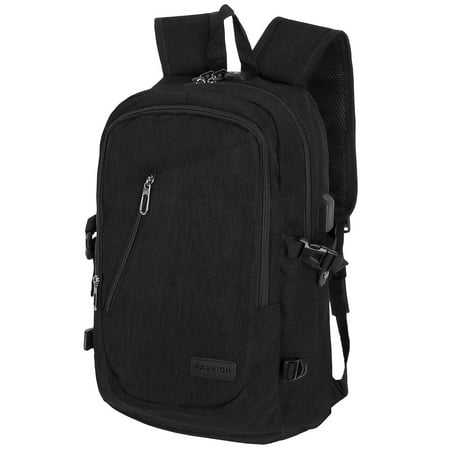 UPC: 0840316691789 | Deago Travel Laptop Backpack for Men Women Business Anti Theft Backpack with USB Charging Port Water Resistant College School Computer Bag  Black