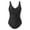 Black, variant on Neinkie Women Sexy Tummy Control One Piece Swimsuits Halter Push Up Bathing Suits