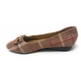 thumbnail image 3 of Victoria K Women's Bow Plaid Wedge Shoes, 3 of 6