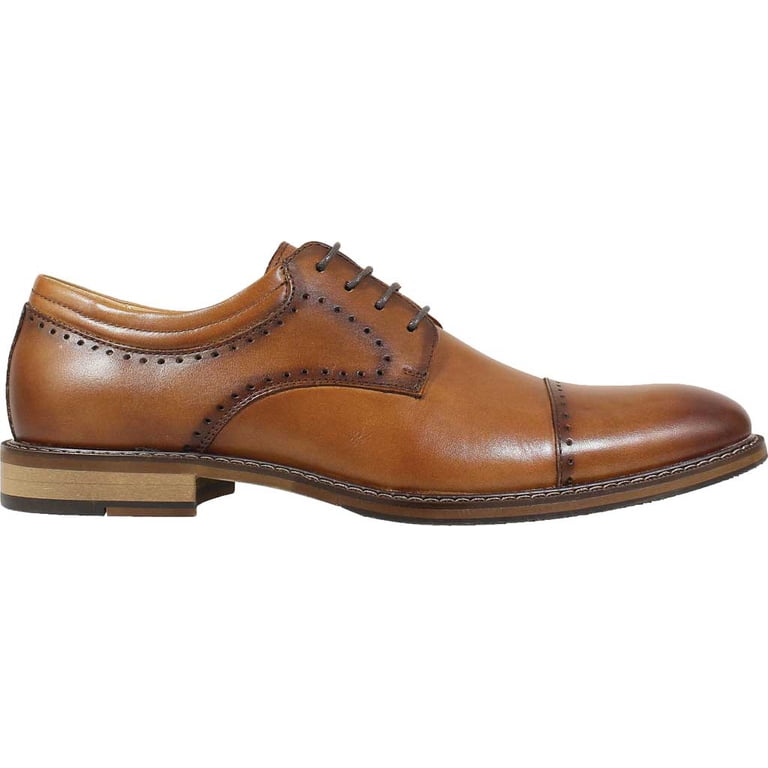 Stacy Adams Cognac Brown Leather Brogue Derby Shoes 11.5M Stacy adams cognac brown - Gem main image 3