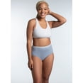 thumbnail image 2 of Fruit of the Loom Women's Cotton Blend Brief, 6 Pack-Colors May Vary, 9, 2 of 5