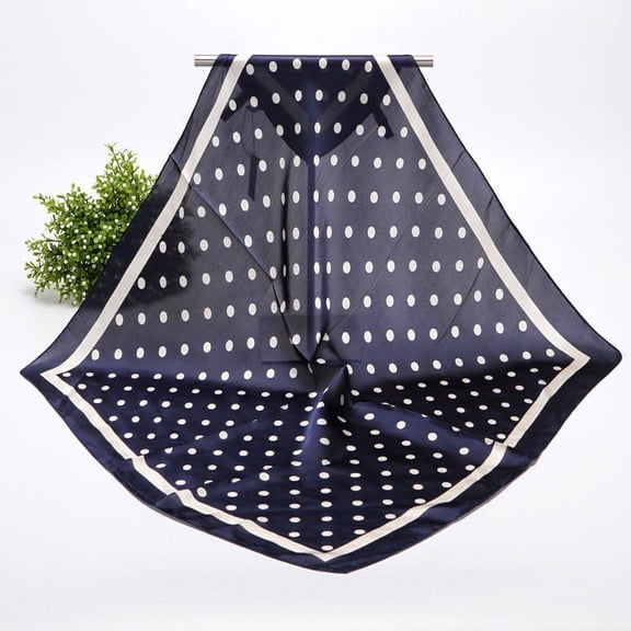 AWASD Square Scarf for Women Print Polka Dots Pattern Scarf Colored Business Scarf Women Scarf Multi-Purpose Bandana Headband Wrap Soft Comfortable Scarf Women's Square Scarves