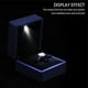 thumbnail image 1 of Caja De Anillo LED Caja De Anillo Iluminada Para Propuesta De Matrimonio Caja De Anillo Con Iluminación Interior LED Para Boda De Compromiso ANGGREK Ring Box, 1 of 8