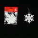 thumbnail image 3 of Adornos navideños, adornos navideños, regalos navideños Colgante de copo de nieve blanco de plástico Colgante de copo de nieve, 3 of 5