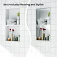 thumbnail image 4 of Shower Niche 12 * 24 in Stainless Steel Wall Niche for Storage Easy Installation, 4 of 6