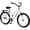 White, variant on Marknig 26" Cruiser Bike, 1-Speed Beach & City Cruiser Bicycle for Adult Women and Men with Rear Rack, Blue