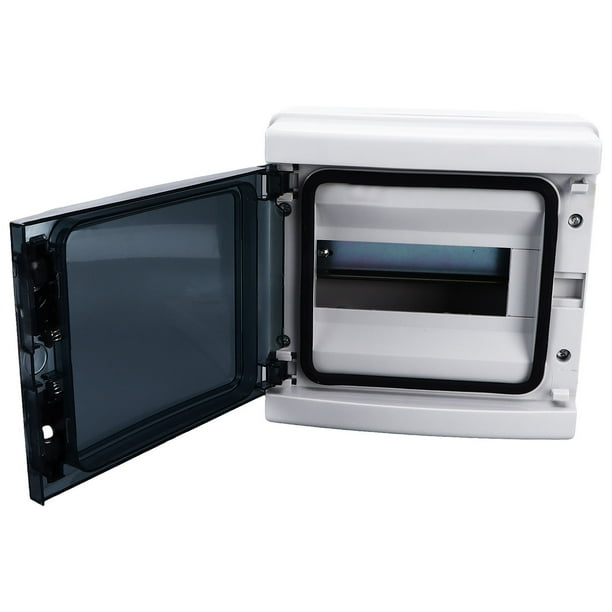 Plastic Electrical Case, 8 Way DIN Rail Power Distribution Box IP65 Waterproof Moisture