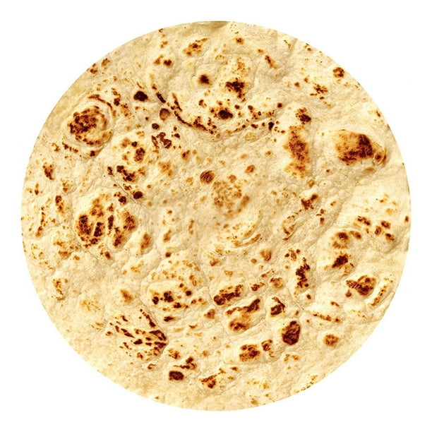 campaña de burrito de primera Manta de cama cálida Manta de tiro Manta redonda Manta de franela suave Tortilla C 180cm Sunnimix Manta de burrito
