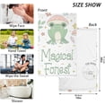 thumbnail image 3 of GZHJMY Face Hand Towel Set Magical Forest Cute Frog Washcloth Washcloths, Quick-Dry Highly Absorbent Bath Towel- Pack of 2, 3 of 7
