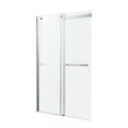 thumbnail image 7 of Kahn Series 45-48"W x 76"H Sliding Frameless Shower Door in Chrome with Tsunami Guard Tempered Clear Glass and Handle, 7 of 7