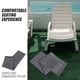 thumbnail image 3 of Tela de repuesto para sillón reclinable, tela ancha de reparación para sillas antirreclinables, para exteriores, patio, salón, césped, playa, gris, 3 of 7