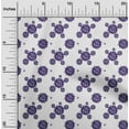 thumbnail image 2 of oneOone Georgette Viscose Violet Fabric Medical Sewing Material Print Fabric By The Yard 42 Inch Wide, 2 of 4