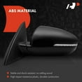 thumbnail image 3 of A-Premium Driver Side Power Door Mirror - Compatible with Kia Optima 2014-2015 - Heated Power Folding Black Outside Rear View Mirror w/Turn Signal and Blind Spot Detection, w/Memory, 3 of 9