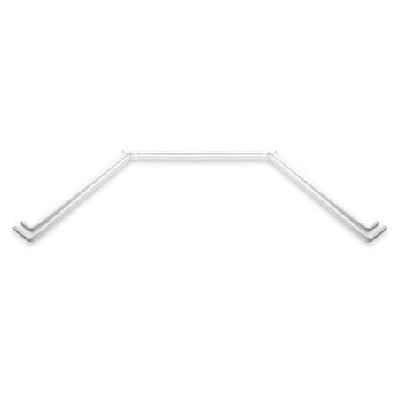 - Rod Desyne Bay Window Lock Seam Double Curtain Rod