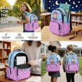 thumbnail image 3 of Xoenoiee Baseball Ice Cream Print Backpack with Lunch Box Pencil Case Water Bottle Sleeve Set for Kids Drip Design Elementary Preschool School Bookbag 4-in-1 Student Back Pack Satchel Travel Daypack, 3 of 7
