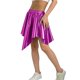 thumbnail image 2 of Falda de poliéster para niñas, de color liso, brillante, para baile, fiesta, informal, a la moda, 2 of 5
