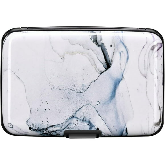 czcpp-Elfish Mini RFID Aluminum Wallet Credit Cards Holder Metal ID Case for Men Women