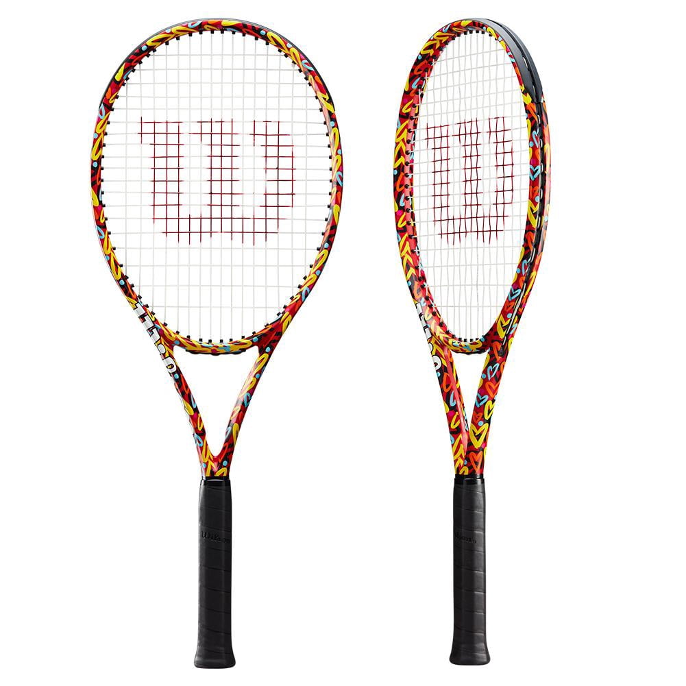 Wilson Clash 100 v2 Britto Hearts Tennis Racquet (  4_3/8   )