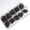 Black 500 per box, variant on CEORPER 100/500Pcs Barbed Fish Hook With Eye Carbon Steel Fish Hook Circles Hook