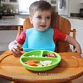thumbnail image 3 of Platos de silicona para niños pequeños, platos divididos para bebés, no tóxicos, sin BPA, aptos para lavavajillas y microondas, platos de silicona antideslizantes e irrompibles para niños con, 3 of 5