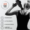 Sharper Image Powerboost Deep Tissue Percussion Massage Gun for Full Body Recovery, 5 Attachments, Whisper Quiet, Rechargeable
